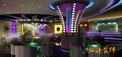 炫彩的南寧酒吧裝修、會所裝修讓你唱飲人生