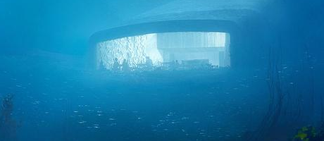 又是別人家的餐廳設(shè)計(jì)，北歐少有的水下餐廳要開(kāi)業(yè)了