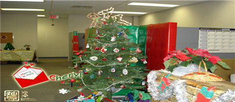 圣誕節(jié)就應(yīng)該這樣裝飾辦公室，燦源裝飾邀你一起來狂歡