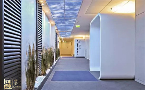 現(xiàn)代簡約辦公室裝修設計風