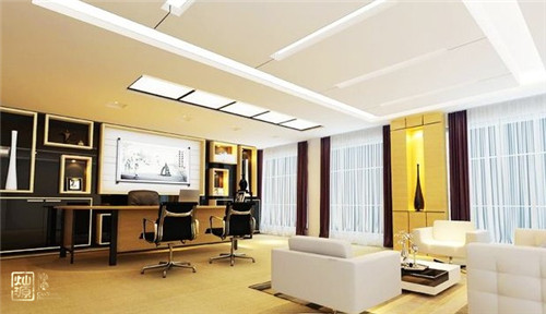 辦公室裝修-領(lǐng)導辦公室視覺效應