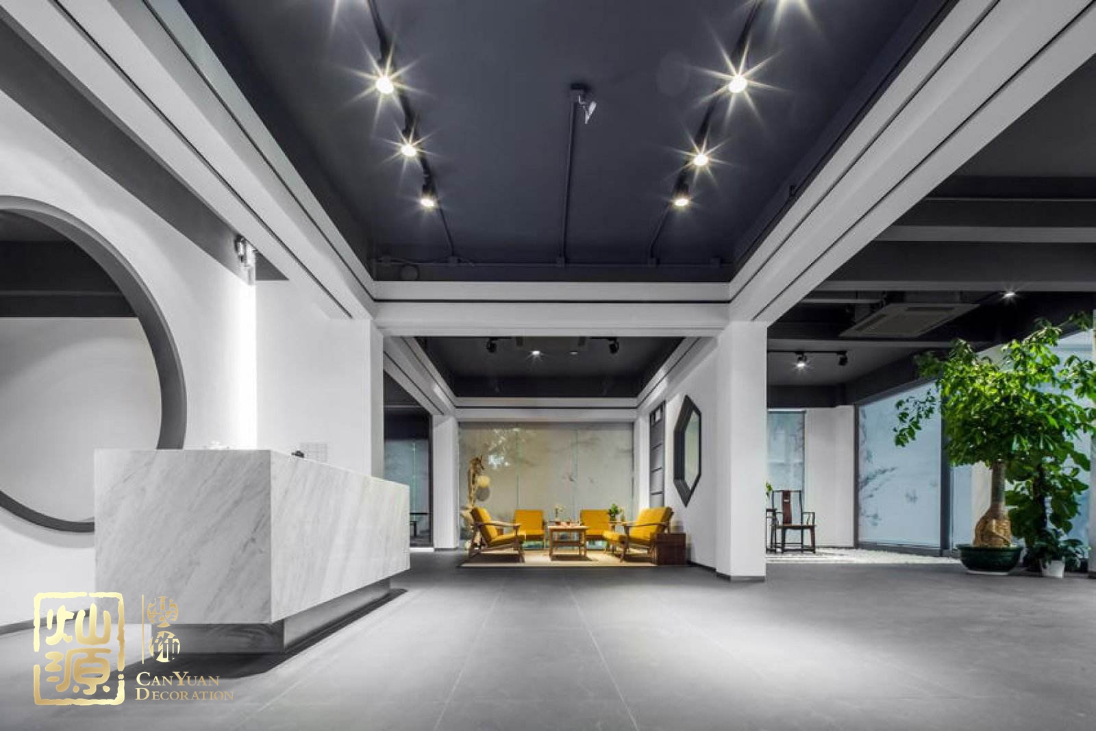 南寧寫字樓設(shè)計實景圖