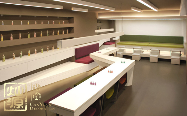 美容店設計裝修效果圖之修甲區(qū)
