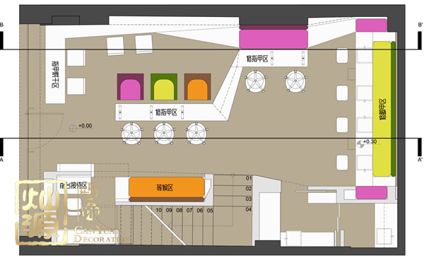 美容店設計裝修效果圖