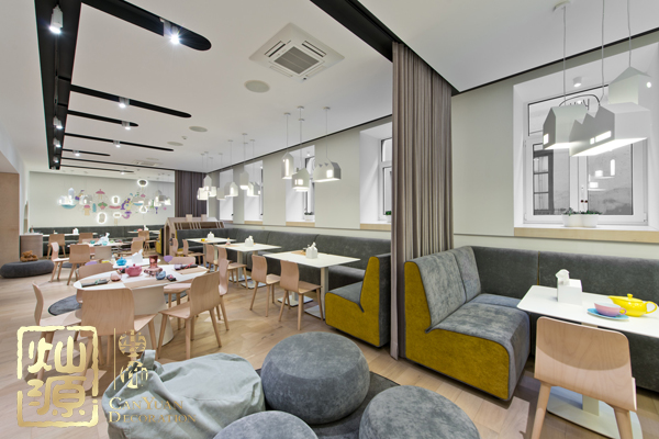 兒童主題餐廳店面裝修設計