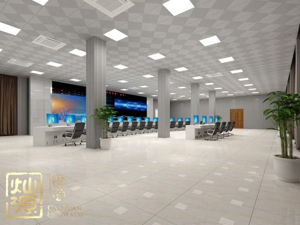 廣西工業(yè)園區(qū)辦公室裝修 實用高效的調(diào)度中心按需設計