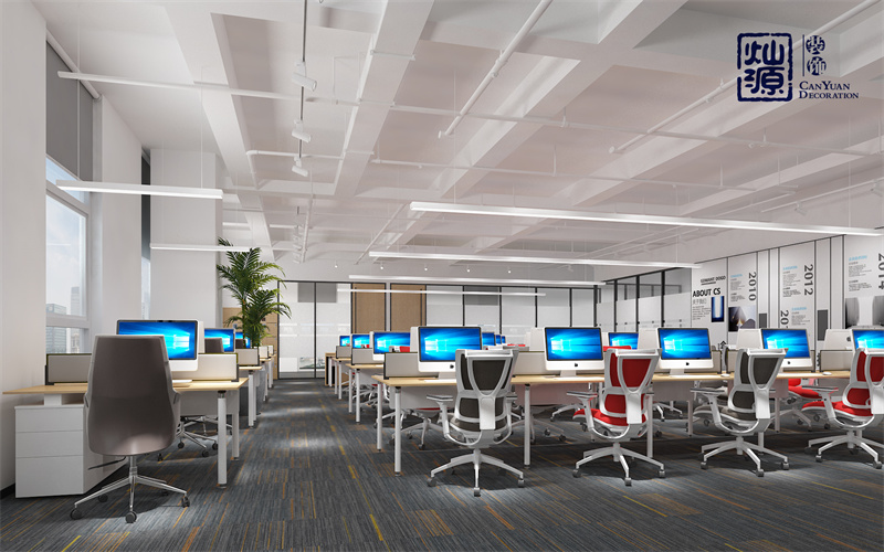 辦公室裝修燈光設計效果圖
