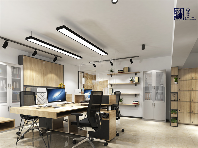 1分鐘看完小平米辦公室裝修設計要點，坐一天都不累！