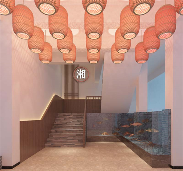 餐廳設計裝修效果圖&mdash;燦源裝飾