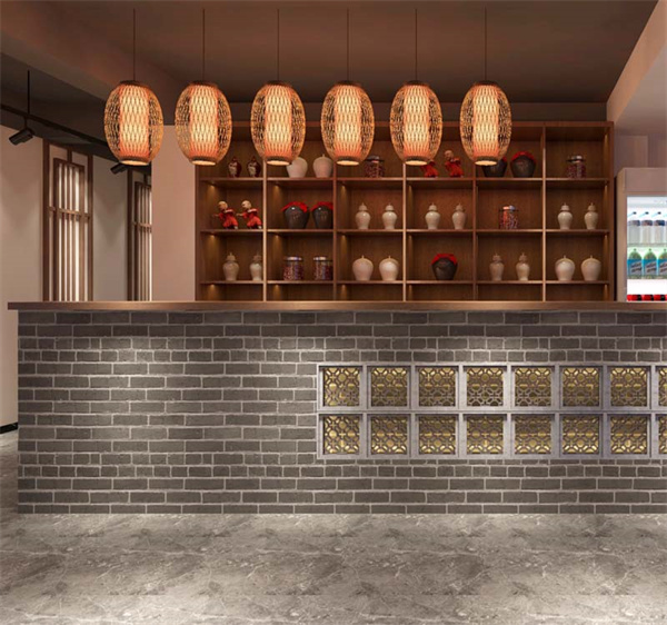 餐廳設計裝修效果圖&mdash;燦源裝飾