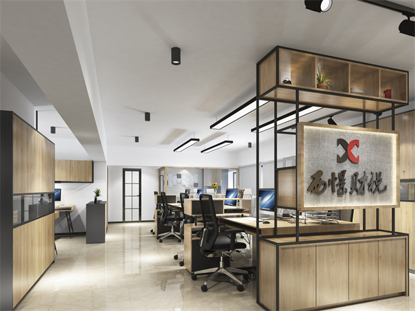 辦公室設(shè)計(jì)裝修效果圖&mdash;燦源裝飾