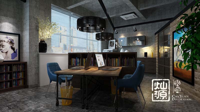 南寧工業(yè)風辦公室設計