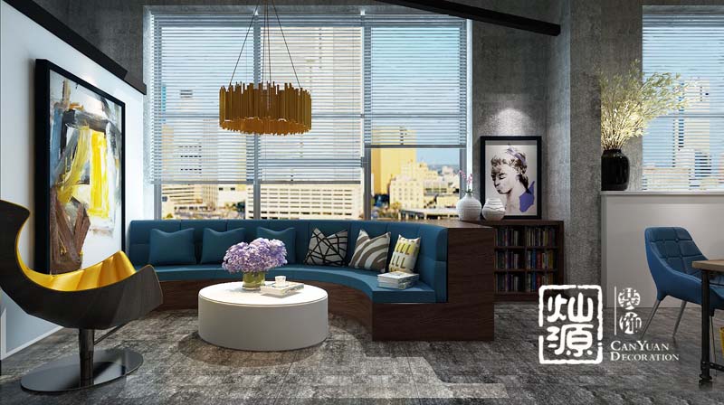 南寧工業(yè)風辦公室設計