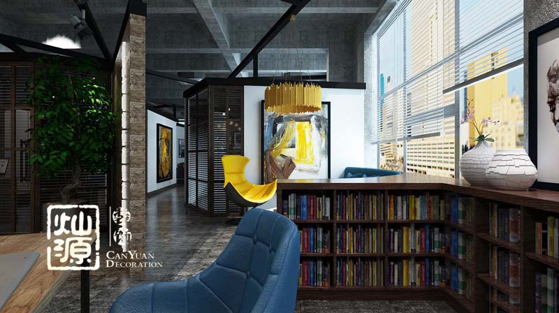 南寧工業(yè)風辦公室裝修