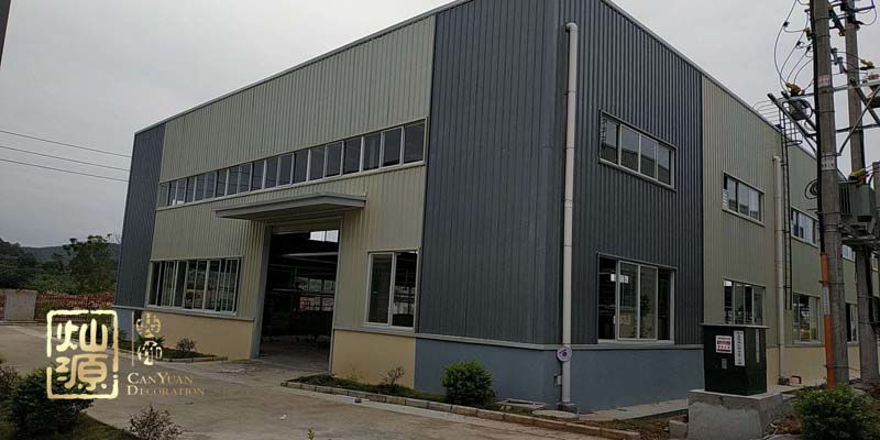 隆安廠房裝修外觀實(shí)景圖