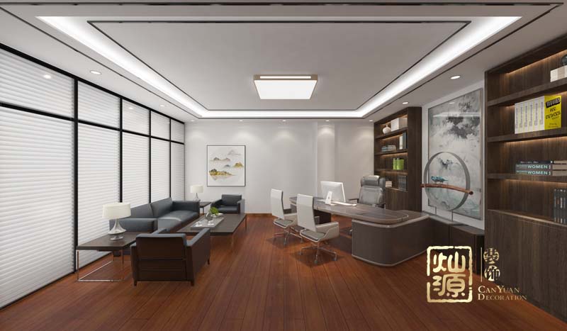 董事長(zhǎng)辦公室裝修效果圖