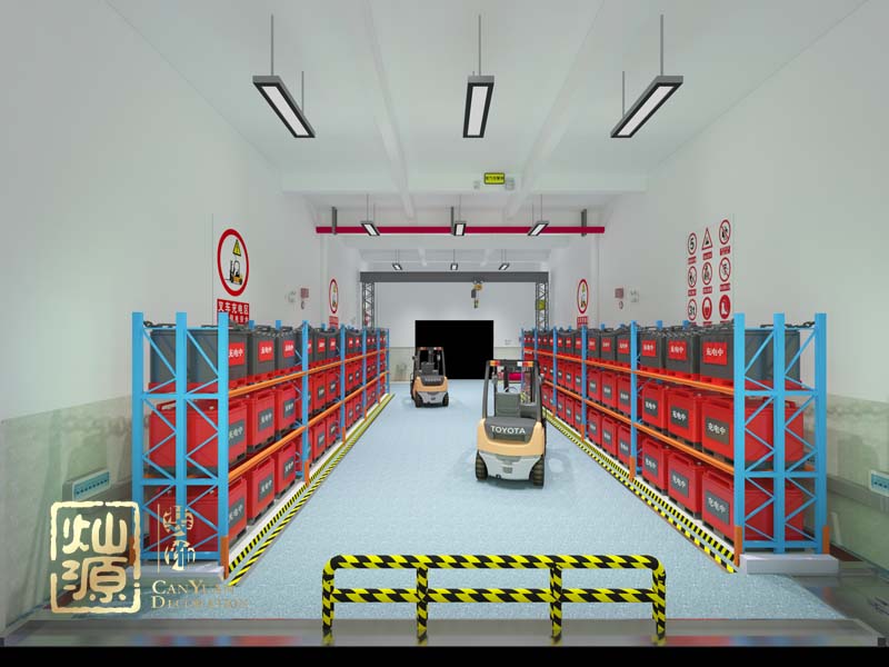 廣西太古可口可樂飲料有限公司叉車充電車間、維修車間改造設(shè)計(jì)案例