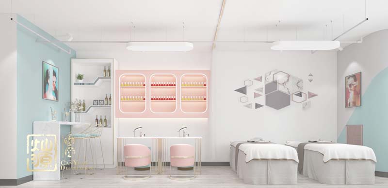 南寧美甲店裝修設(shè)計效果圖