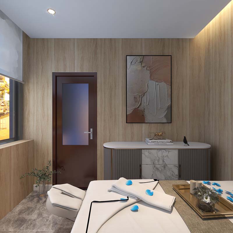 “專屬溫馨設計，打造小平米氛圍感成本裝修”——光明.瀾灣九里南寧按摩足浴會所設計裝修案例-燦源裝飾