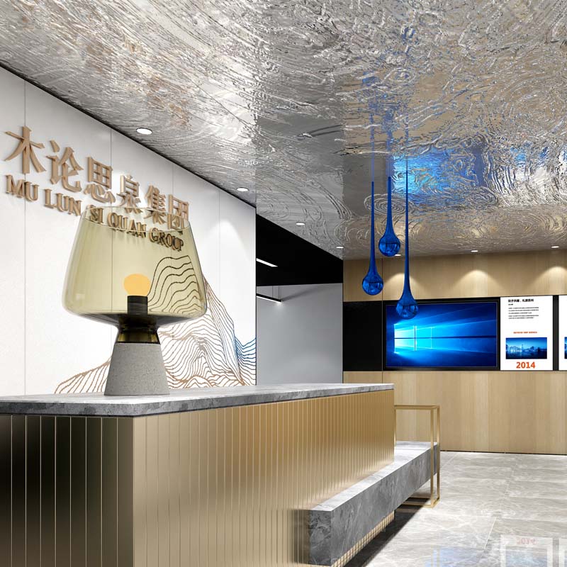 “水生萬物生，定制造型+專屬墻體文化設(shè)計(jì)”——木倫思集團(tuán)南寧辦公室設(shè)計(jì)裝修案例-燦源裝飾