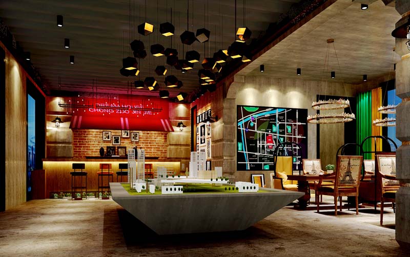 南寧售樓部設計裝修效果圖&mdash;燦源裝飾