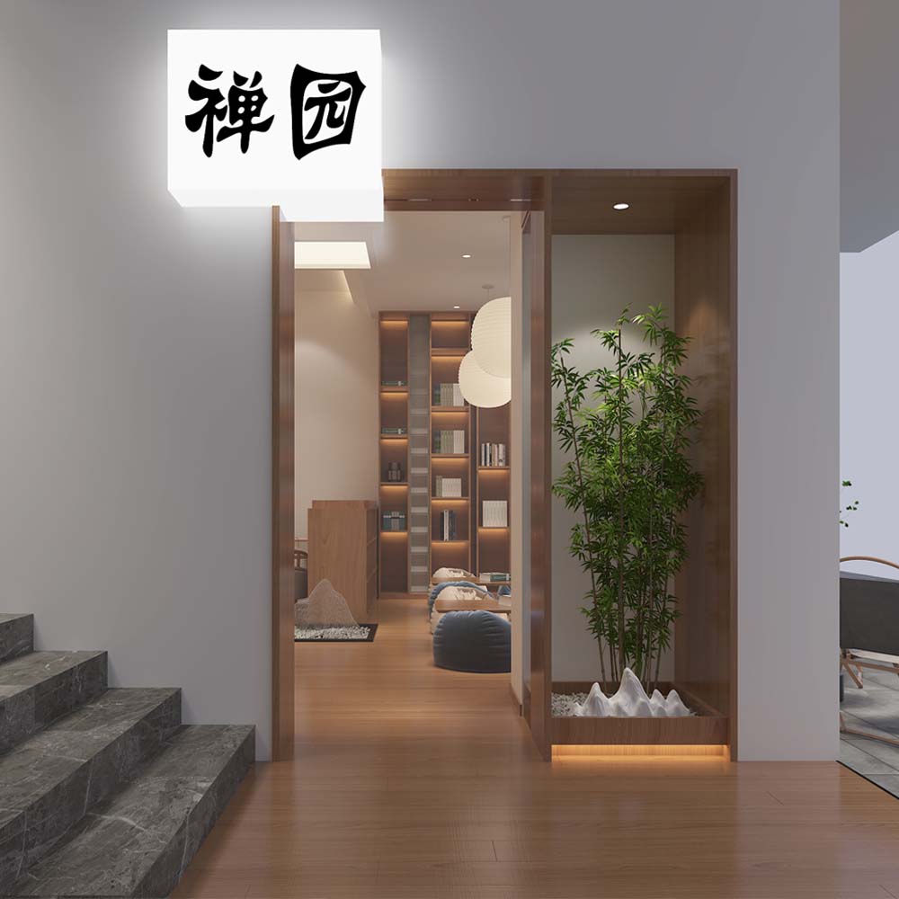 “副業(yè)多樣化經(jīng)營(yíng)，接待賺錢兩不誤”——130平茶館設(shè)計(jì)裝修案例-燦源裝飾