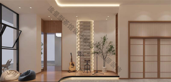 茶館設計裝修效果圖&mdash;燦源裝飾